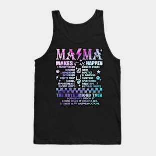 Mama Rock Tour Someday I Rock It Some Day It Rocks Me Mother's Day Tank Top